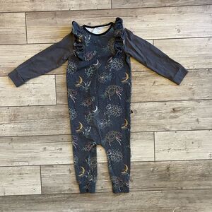 Rags | Mystical Ruffle Long Sleeve Romper | Size: 2T